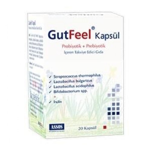 Assos Gutfeel Probiotic 20 Capsules