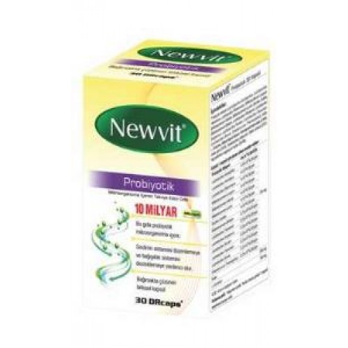 Newvit Probiotics 30 Capsules Newvit Probiotics 30 Capsules