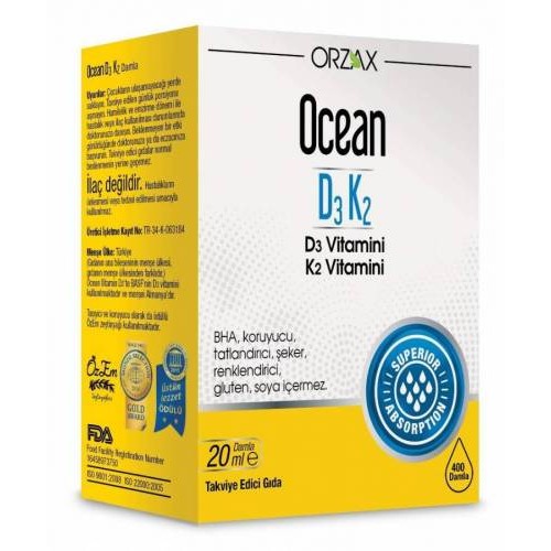 Ocean D3 K2 Drop 20ml Ocean D3 K2 Drop 20ml