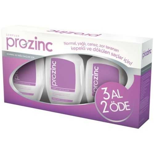 Prozinc Normal and Oily Hair Shampoo For Purple 3x300 ml