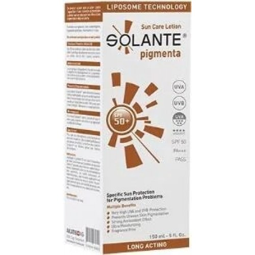 Merkez th yaratıcı  Solante Pigmenta Stained Skin Sunscreen Spf 50 150ml | Doza.Net