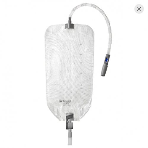 Coloplast Simpla Profile Urine Collection Leg Bag 21574 500ml