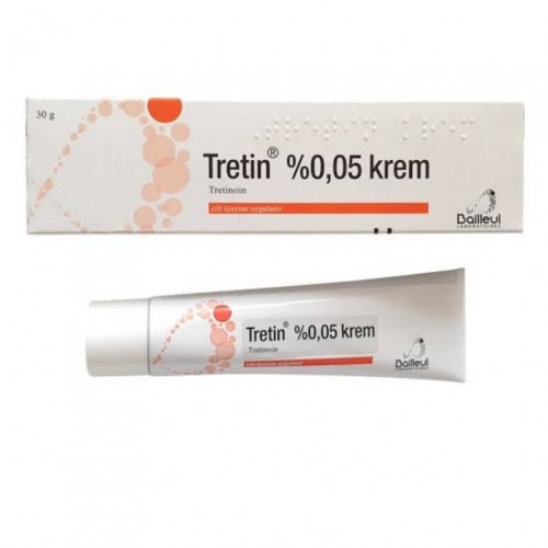 Tretin Cream Tretinoin %0,05 Retinoic Vitamin A Anti Wrinkle Skin